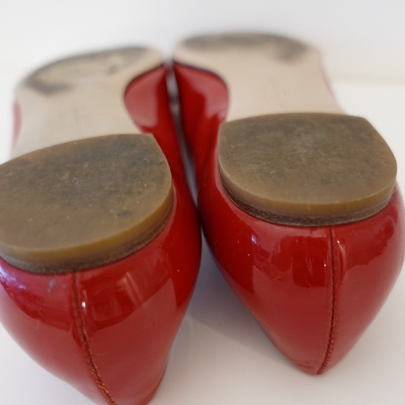 Salvatore Ferragamo Varina Red Patent Flats – Size 5 - Picture 7 of 11